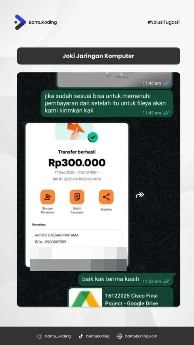 Testimoni Jaringan Komputer oleh Mahasiswa